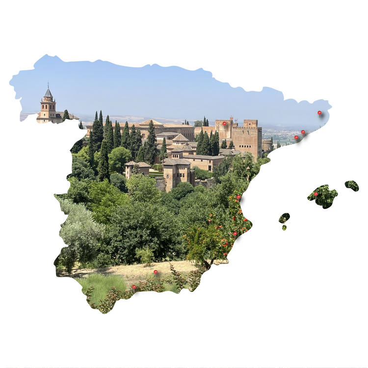 Spanien Map T'scover Produkte