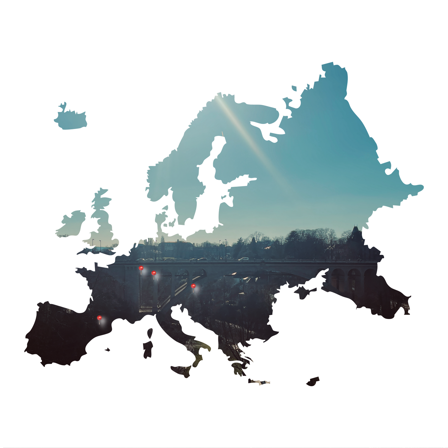 Europa Map T'scover Produkte