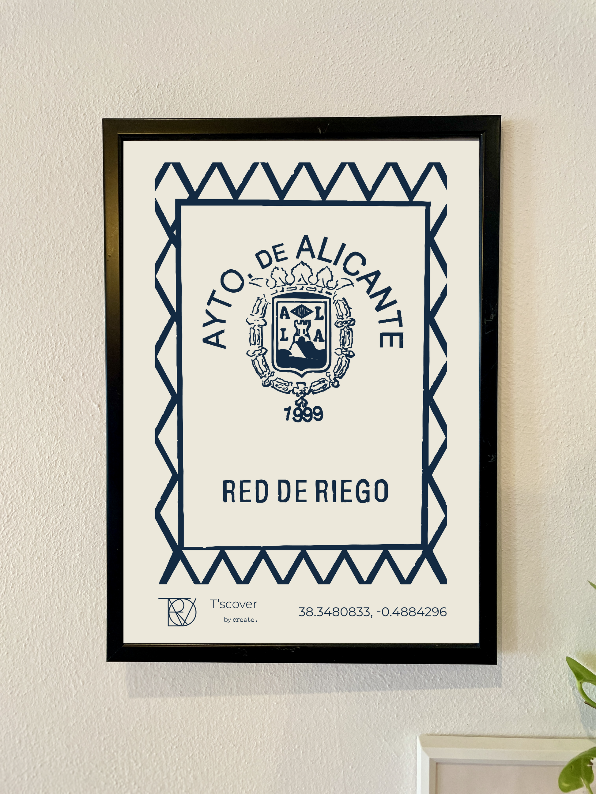 Alicante Poster - T'scover Kanaldeckel Printshirts