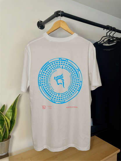 Luxemburg T'scover Print Shirt - Stand und Land in einem - T'scover Kanaldeckel Printshirts