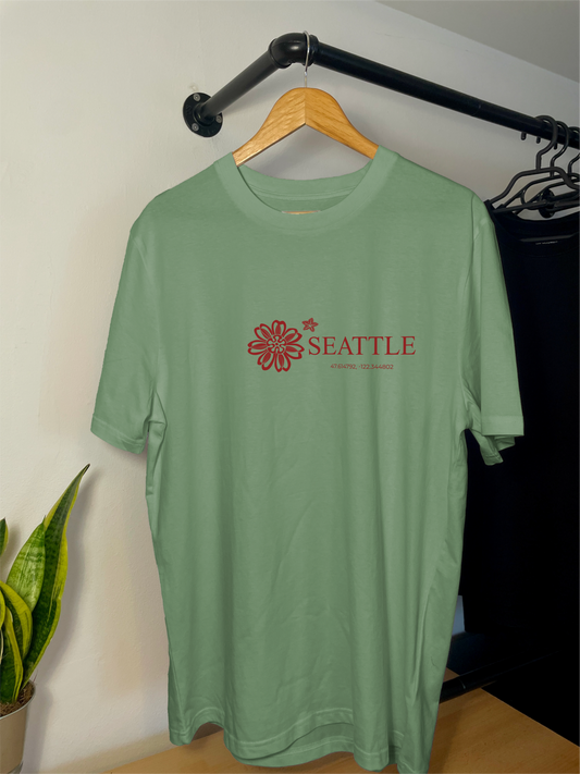 Seattle T'scover print shirt - Nancy Blum Art Work - T'scover Kanaldeckel Printshirts