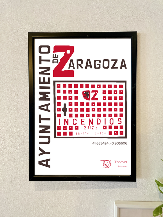 Zaragoza Poster - T'scover Kanaldeckel Printshirts